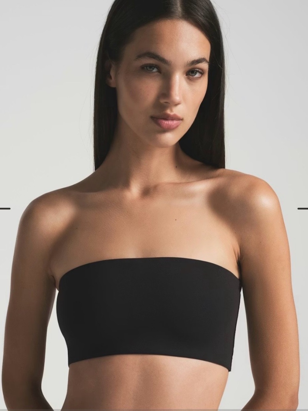 SKIMS Black Strapless Bandeau